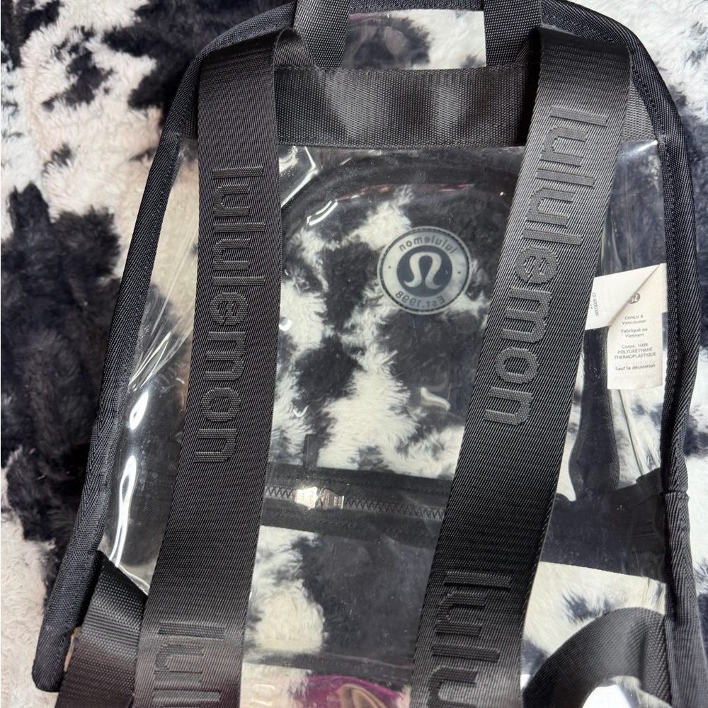 lululemon Clear Black Mini Backpack - Picture 2 of 6